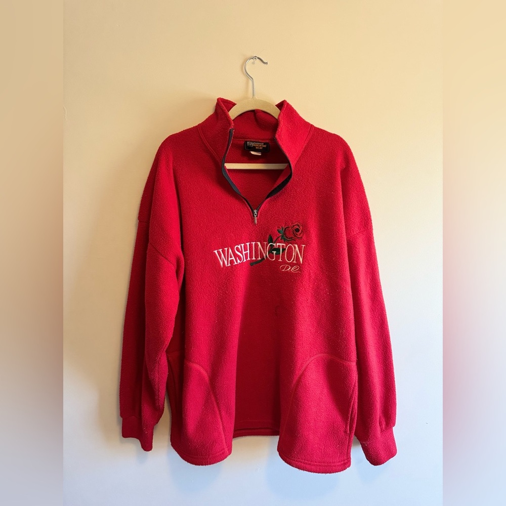 Vintage DC fleece pullover